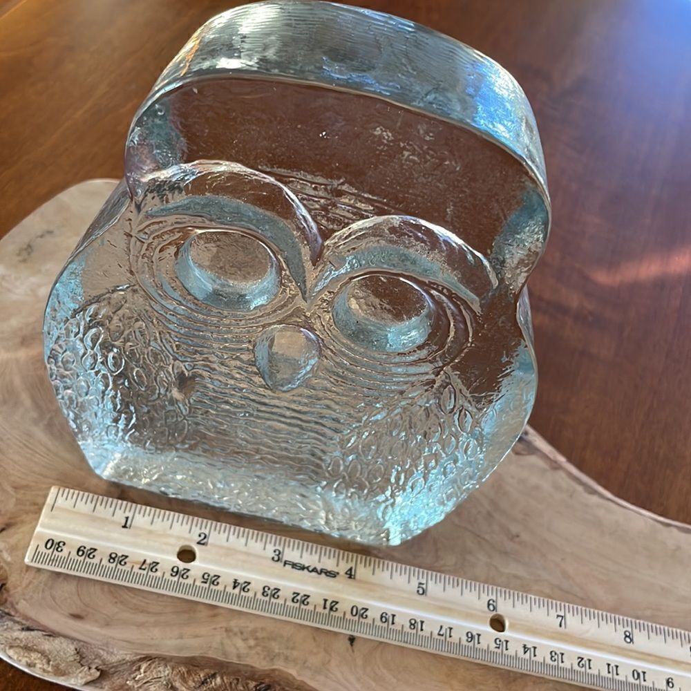 Blenko Glass Owl - Picture 5 of 7
